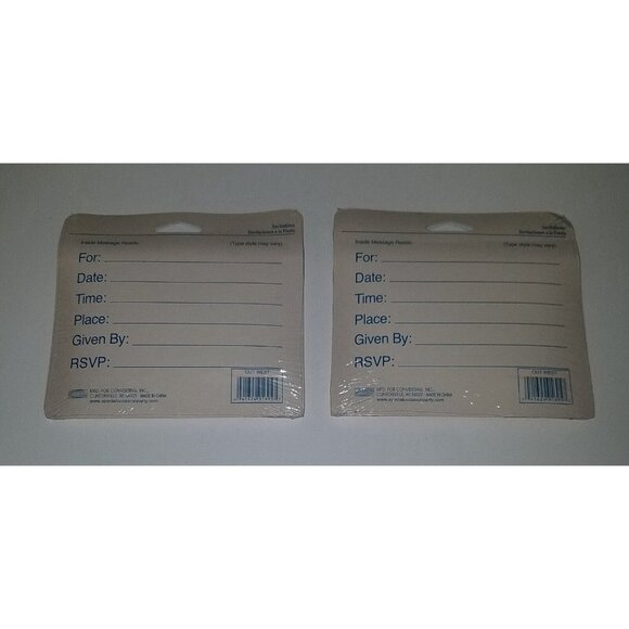 VTG NEW 2 Packages Western Cowboy Party Invitations Lot Celebrate Y'all Come NOS - Picture 3 of 4